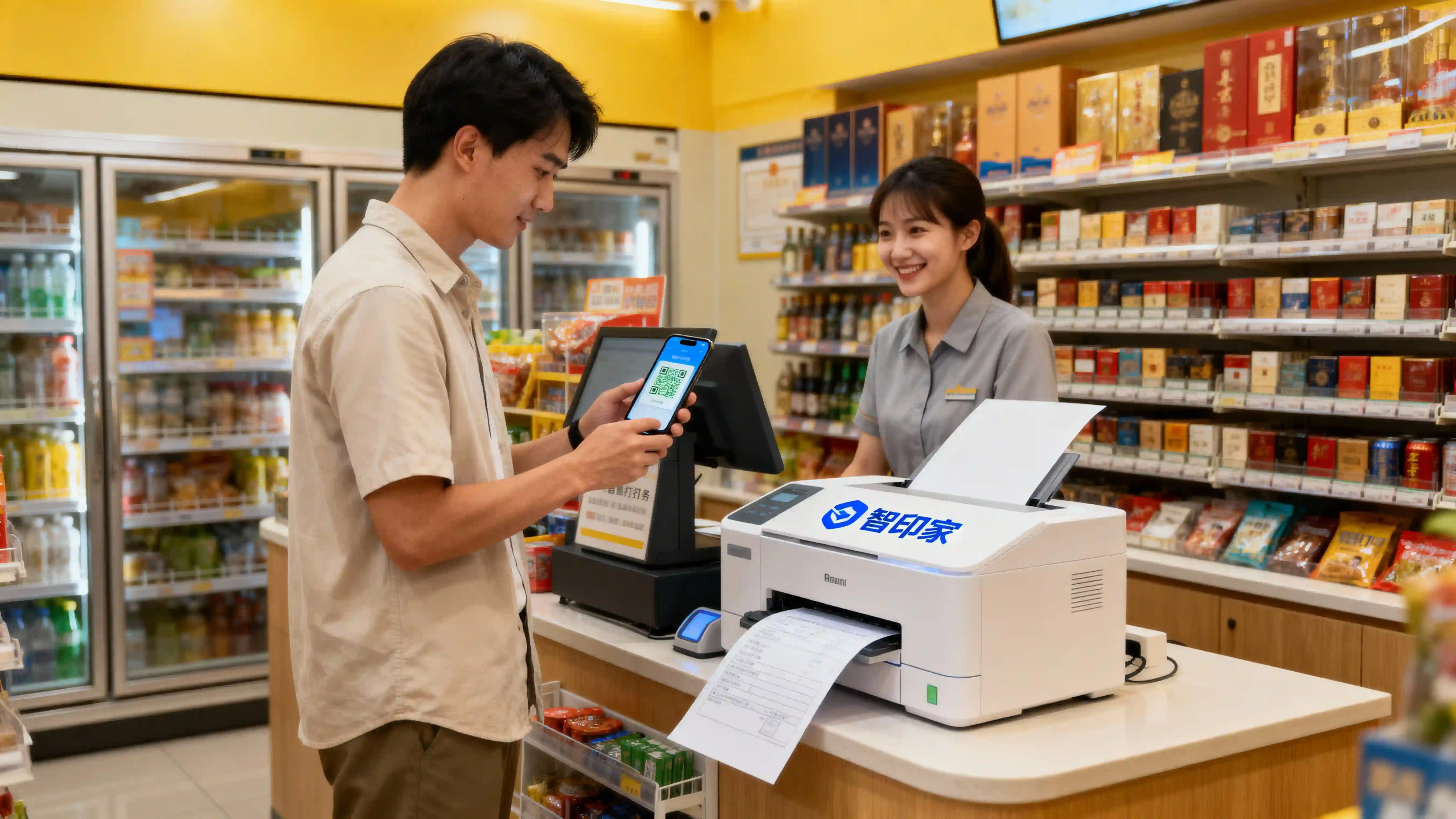 商店自助打印场景